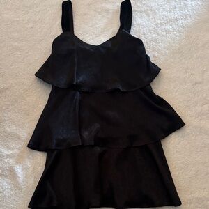 Elegant Black Layered Dress